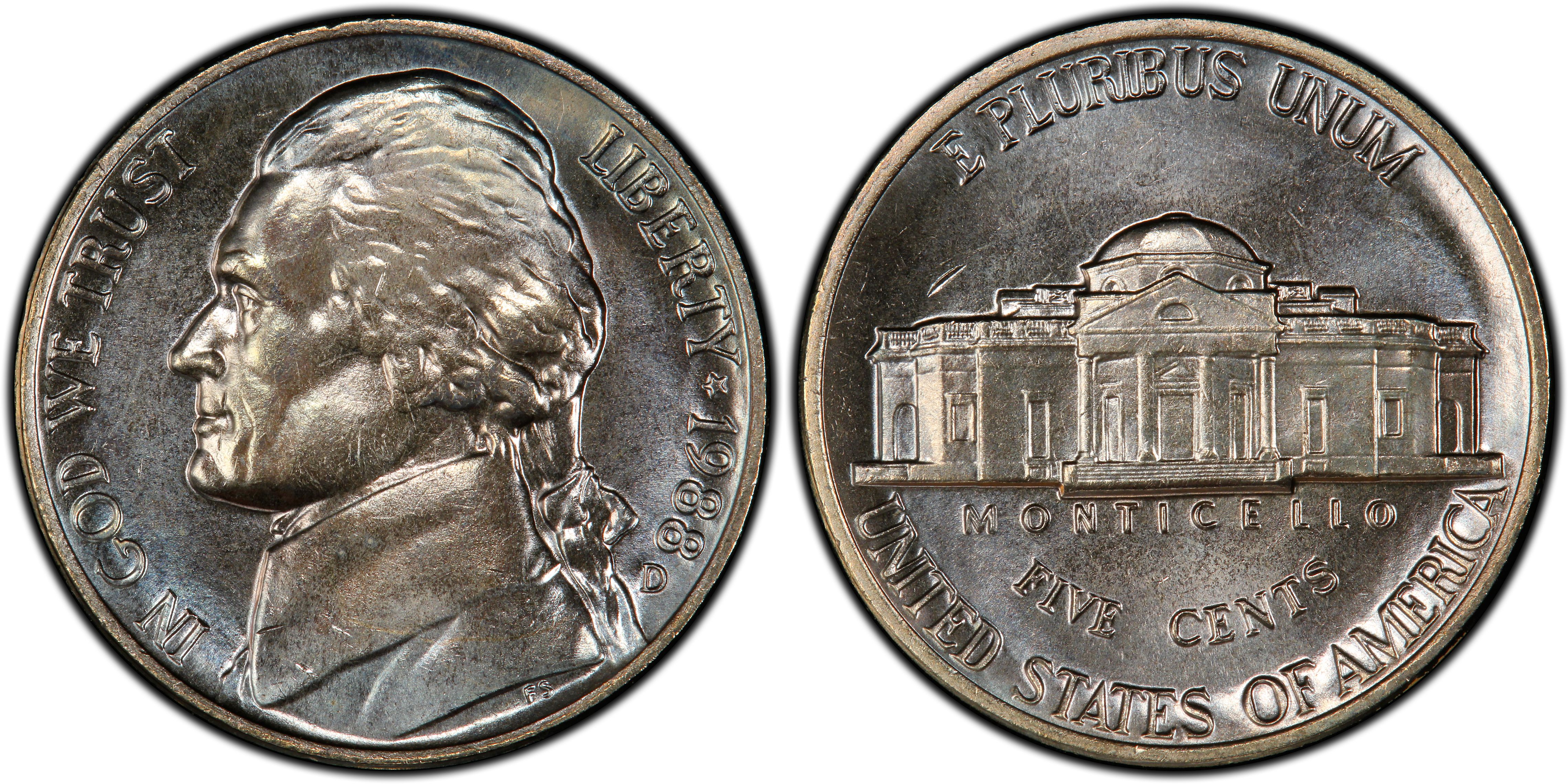 Nice 1988 s Proof Jefferson Nickel # JN 08  20 Available  Buy 1 or up to  20