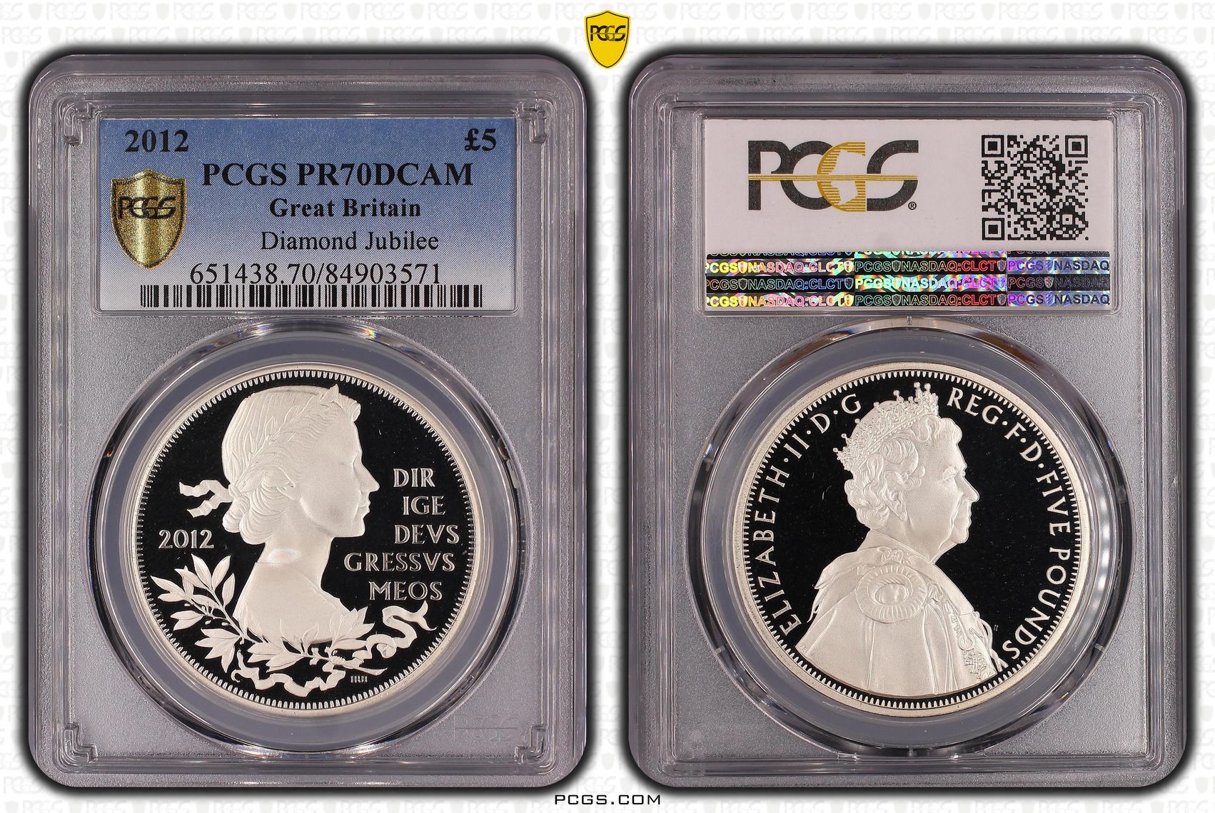 PCGS Certificate Verification Coin Details for Cert #84903571