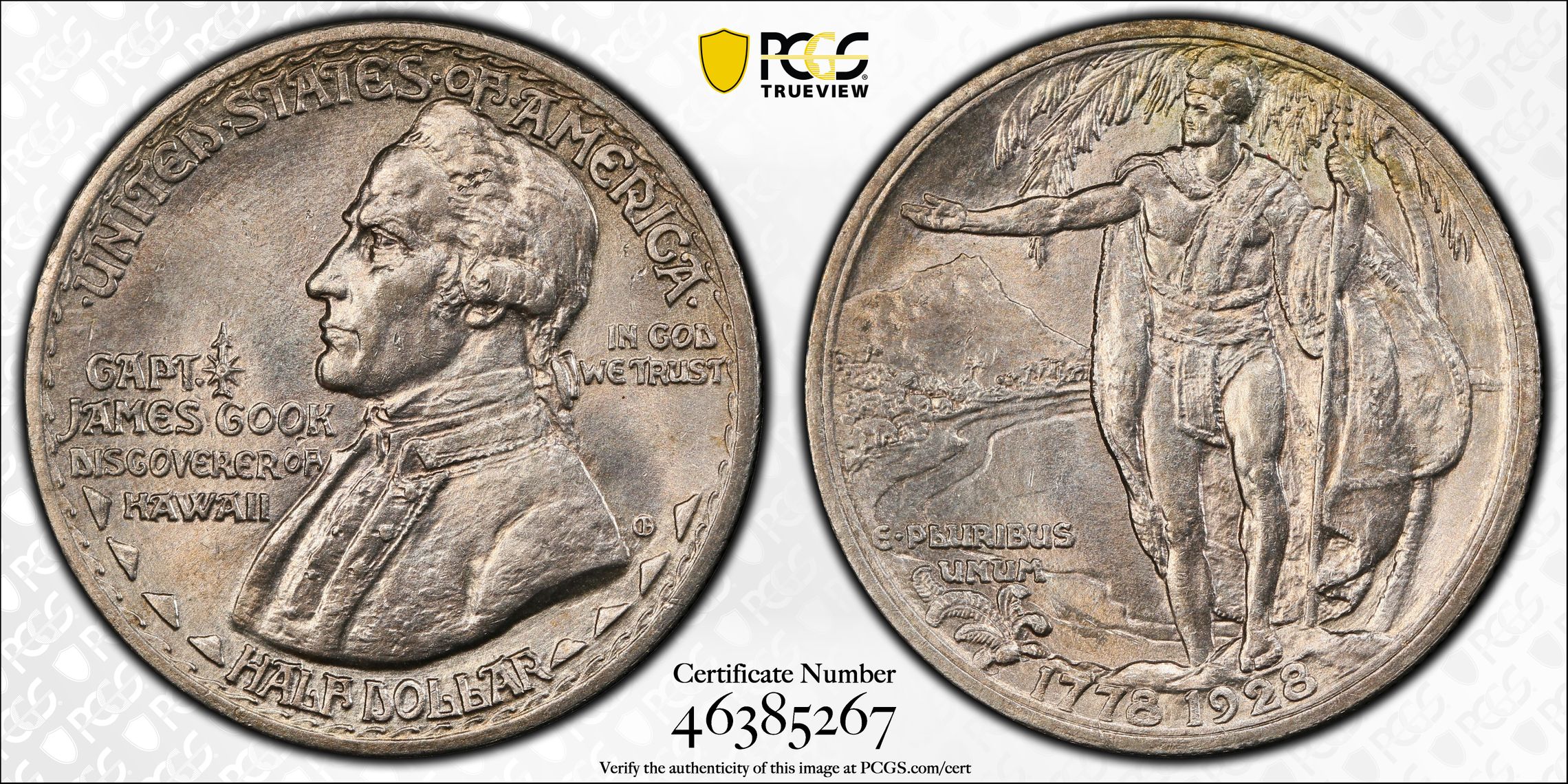 1928 Hawaiian Sesquicentennial. MS-63 (PCGS)., MS63 - PCGS Auction